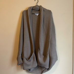 Tan Oversized Cardigan